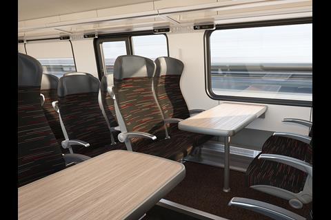 Greater Anglia has selected FISA's Lean seat design for used on its future Stadler trainsets.